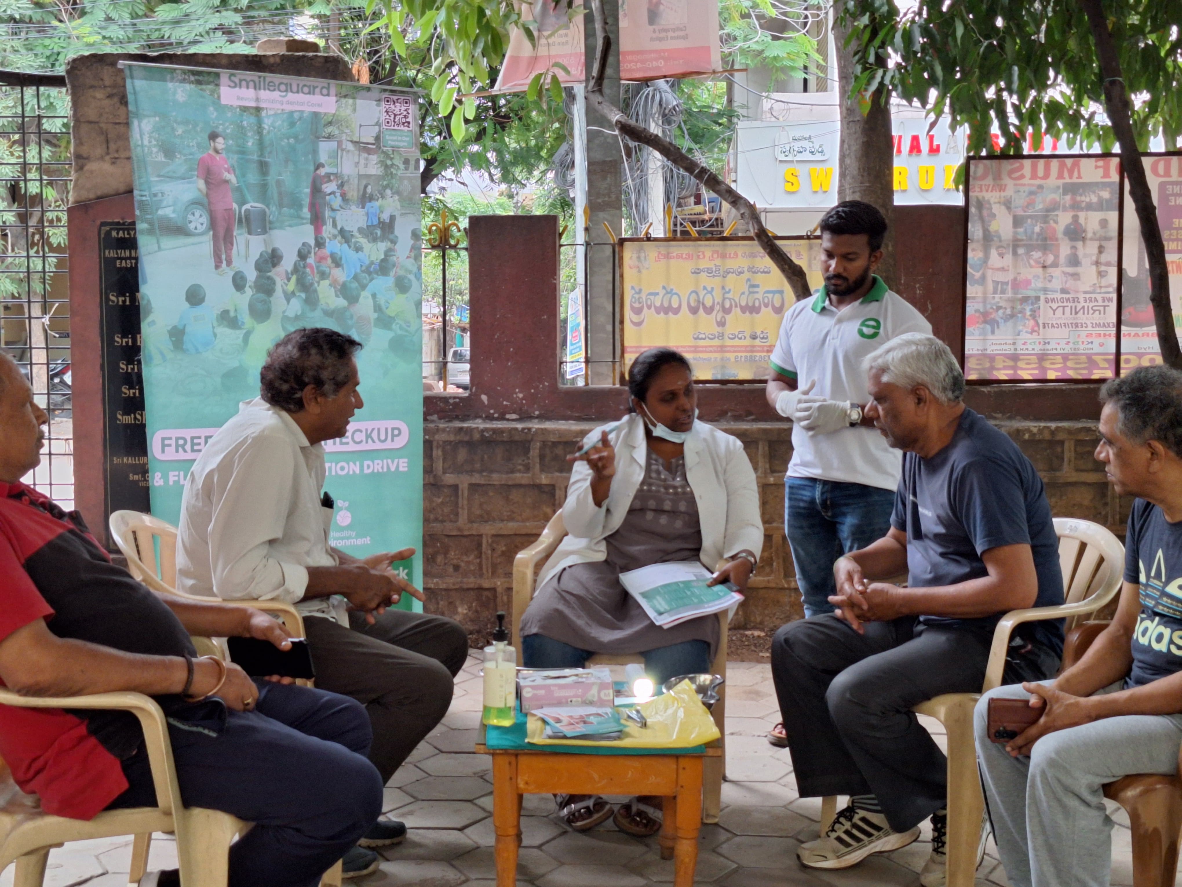 Morning Smiles with Dr. Sarath Gangisetty: Oral Wellness Camp at Kalyan Nagar Park