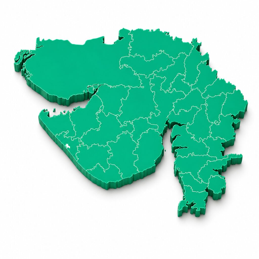 Gujarat map in Smileguard