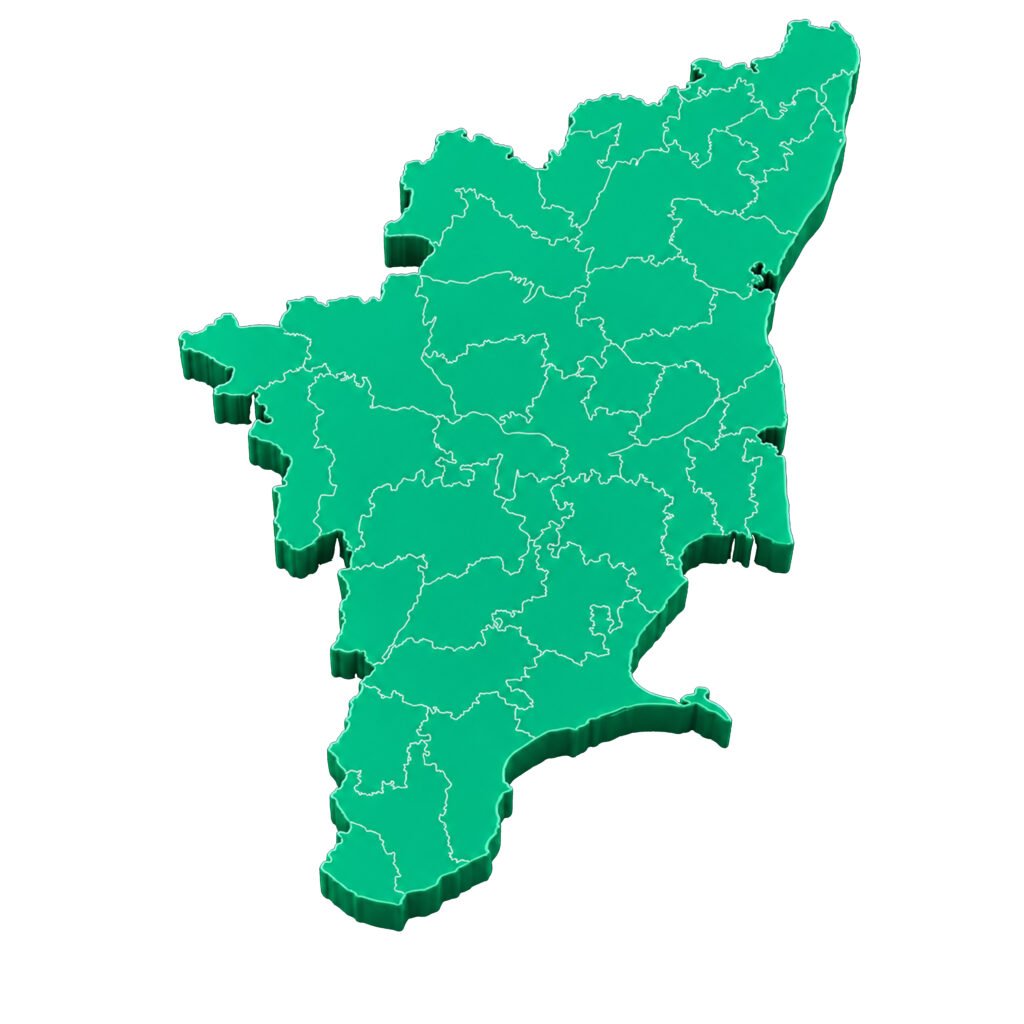 Tamil nadu map in Smileguard